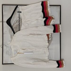 New House of Harlow Crochet Top and Shorts SET M